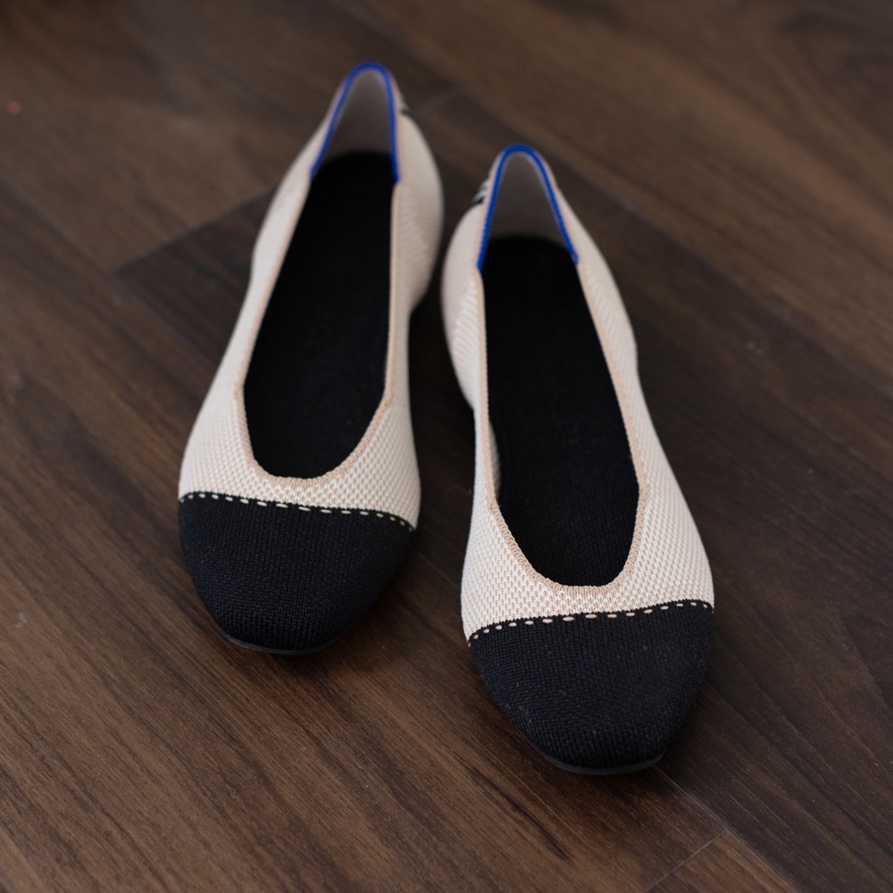 Rothy’s Tuxedo Square Flat